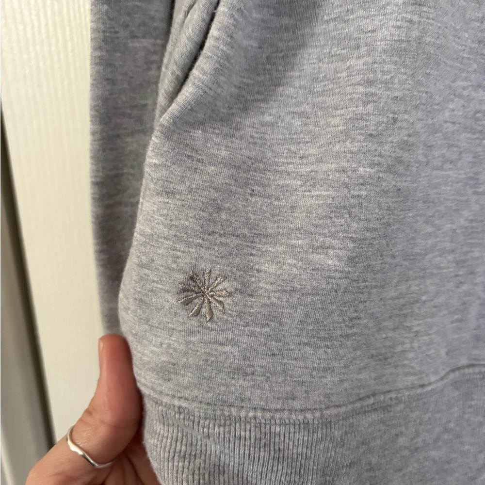 Athleta Light Gray Women's mock neck Sweater - Picture 7 of 7